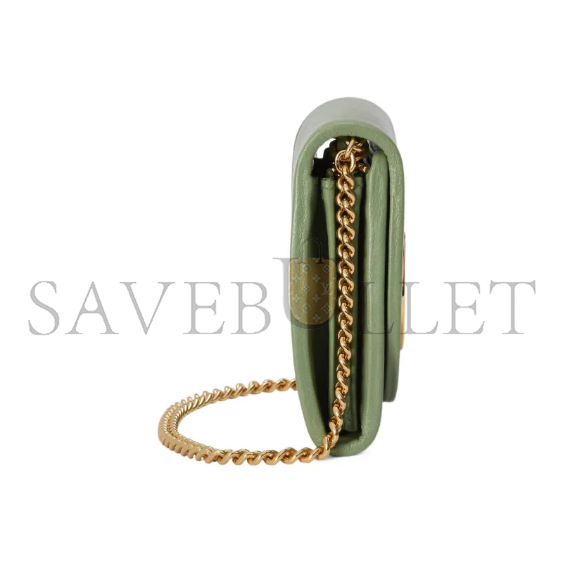 G*u*i blondie shoulder bag on chain 725219 (12.5*11*2.5cm)